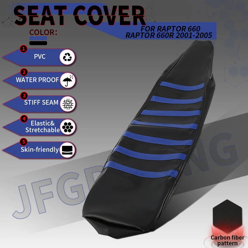 

Чехол на сиденье квадроцикла, водонепроницаемые, нескользящие, дышащие, аксессуары для мотоциклов для YAMAHA Raptor 660 RAPTOR 660R 2001-2005, внедорожный велосипед