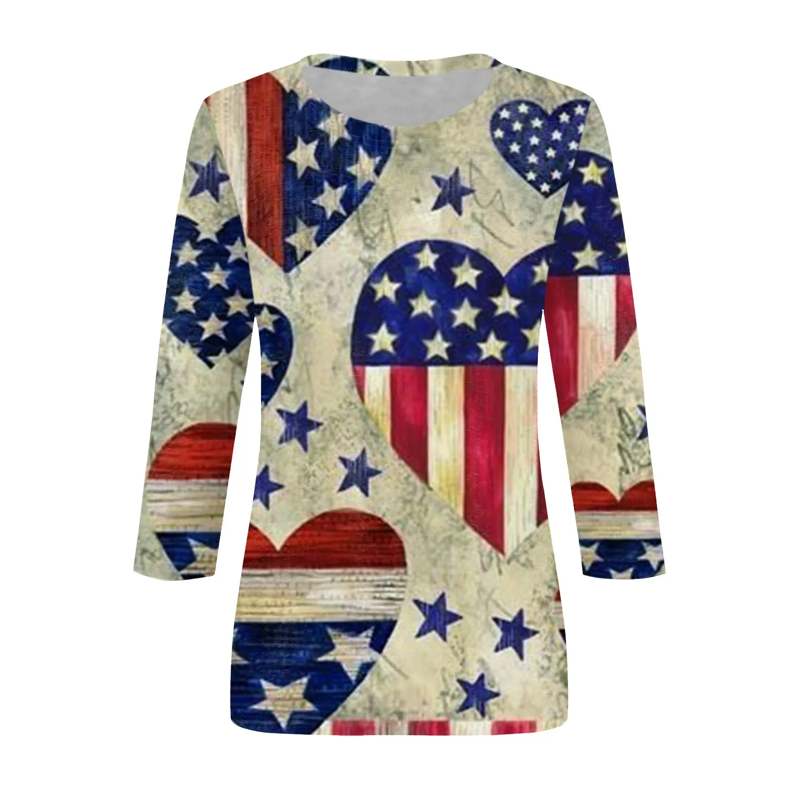 Cross border women's 2024 new digital printed fashionable and casual long sleeved workwear with multiple patterns WB13 minimalis