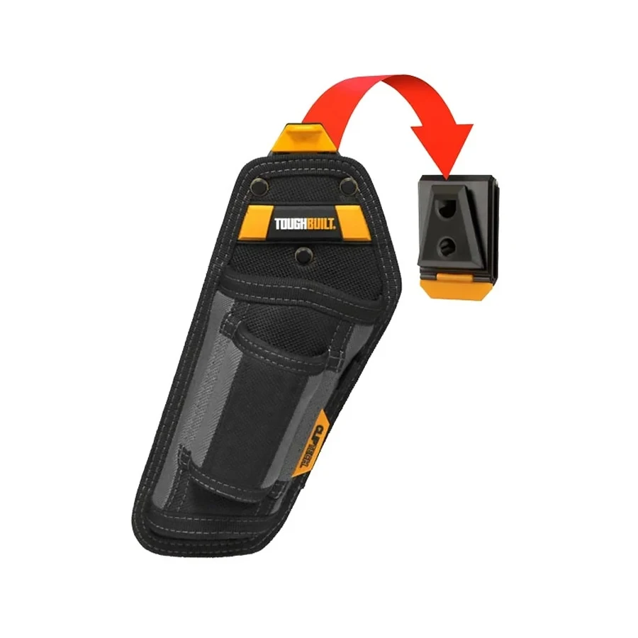 Imagem -04 - Coldre de Martelo Toughbuilt Tb-ct31-a Bolsos com Bolsos de Clipe de Cinto e Laços Organizador Multiferramentas