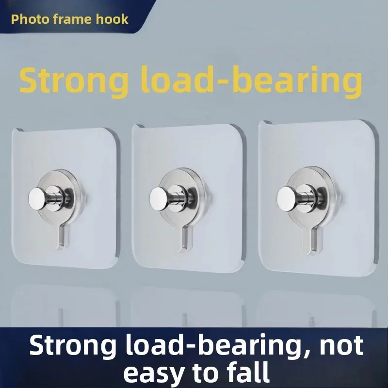 10 pezzi trasparenti senza traccia autoadesivi chiodi da parete fotografia murale cornice di fase adesivo appendere chiodi da disegno vite multiuso