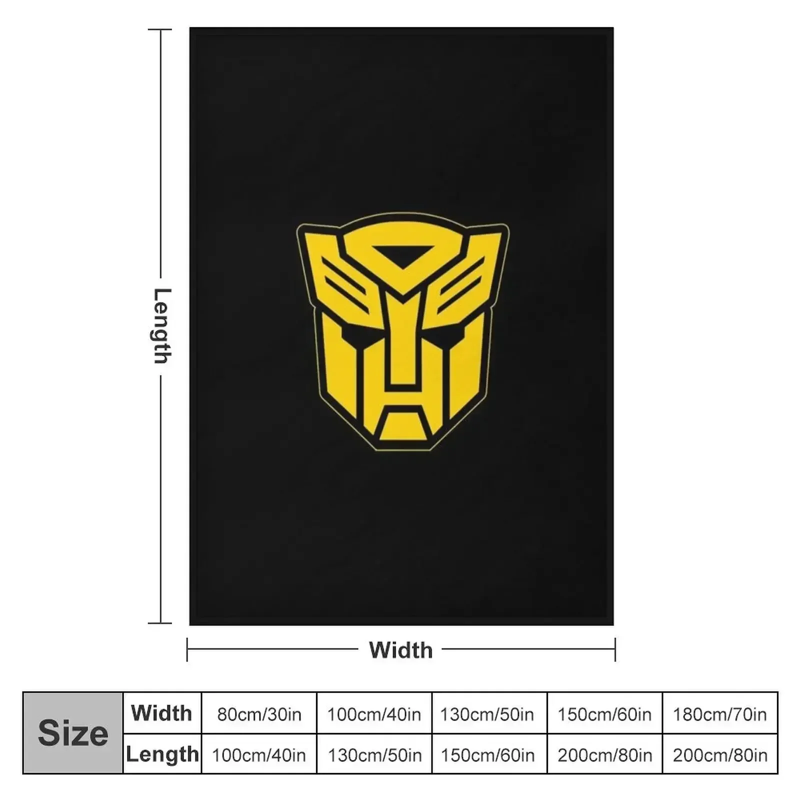 Transformer logo, Autobot Logo, Transformer Autobot Logo Throw Blanket Picnic Luxury Designer Blankets