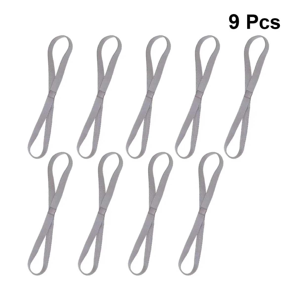 

9 Pcs Running Headband Yoga Stretchy Skin-friendly Elastic Headbands for Women Athletic Sports Supplies