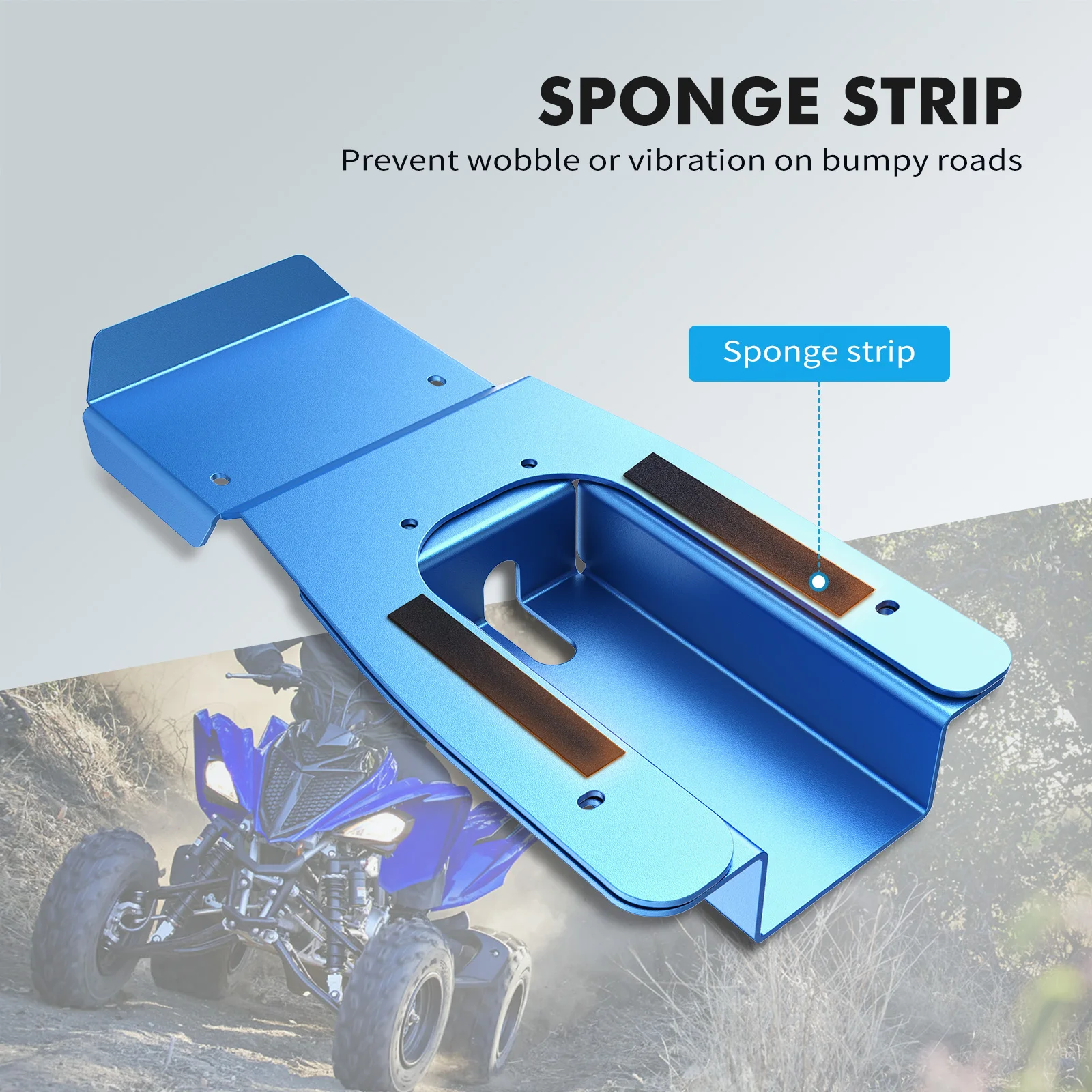 NICECNC ATV Swing Arm แผ่นลื่นไถลสําหรับ Yamaha Raptor 700 Raptor 700R YFM700 YFM700R 1PE-F219X-00-00 กันสนิม Anodized