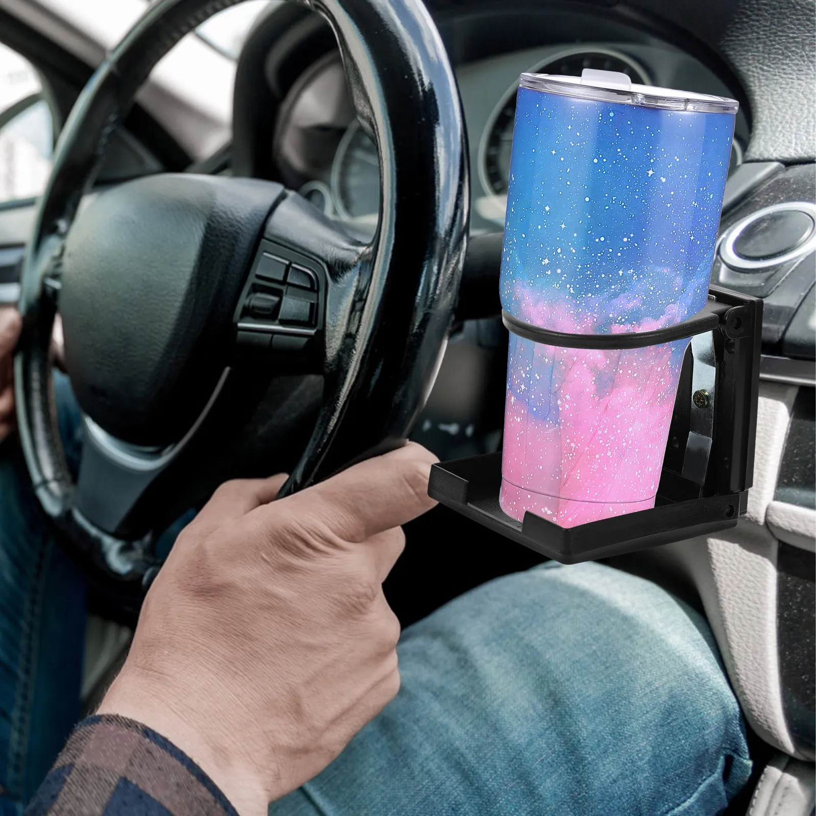 1Pcs Folding Car Cup Holder High Quality Craftsmanship Practical Car Bottle Container Cost Effective Cup Holder