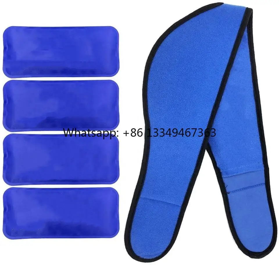

In Stock Wisdom Teeth Ice Pack Head Wrap Pain Relief Soft Face Ice Pack for Jaw Hot Sale