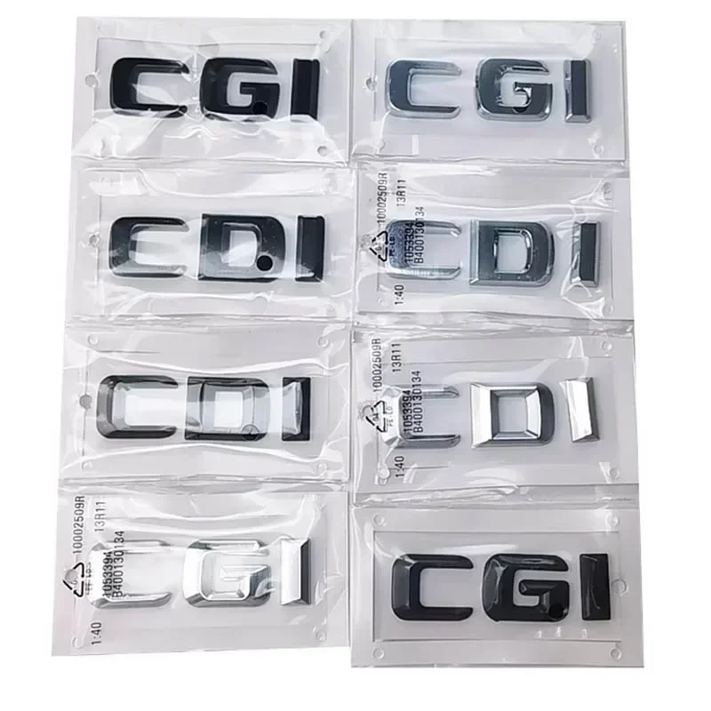 Emblema Adhesivo para Maletero de Coche, Logotipo CGI CDI para Mercedes AMG GLA CLA C E 200 220 GL ML 270 350 CLS W205 W204 W213 W212 X156 W218
