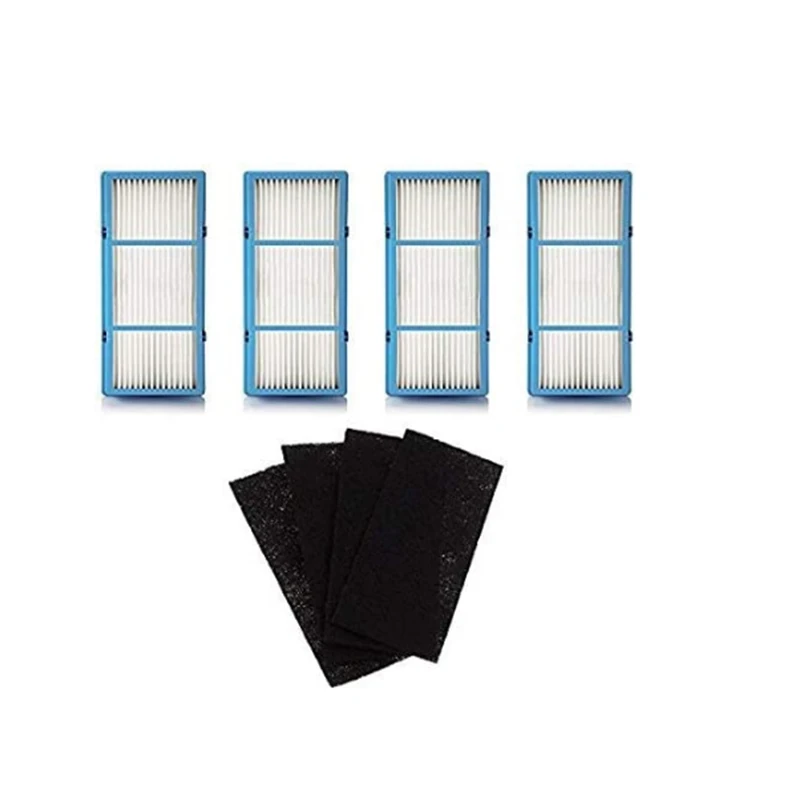 Replacement for Nispira HEPA Air Filter Carbon Compatible with Holmes AER1 HAPF30AT Air Purifier - 1.2” x 10” x 4.6” 4 Sets