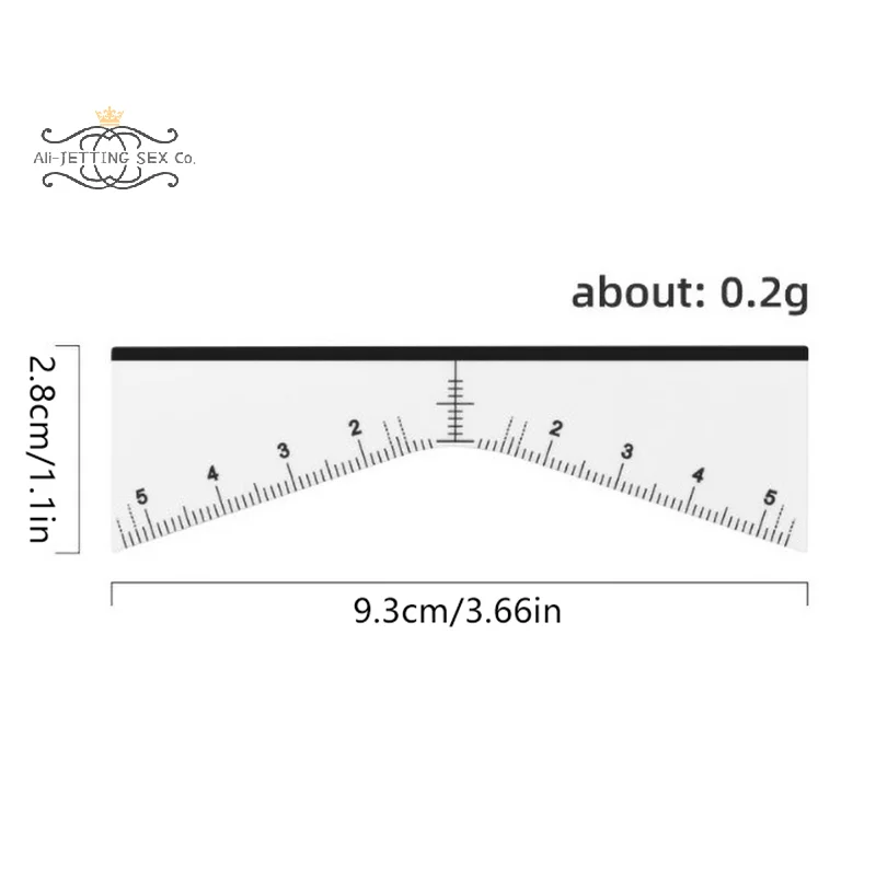 Wegwerp 20/25 Stuks Wenkbrauw Heerser Sticker Zelfklevende Wenkbrauw Tattoo Positie Gids Permanente Make-Up Mapping Stencils Tool