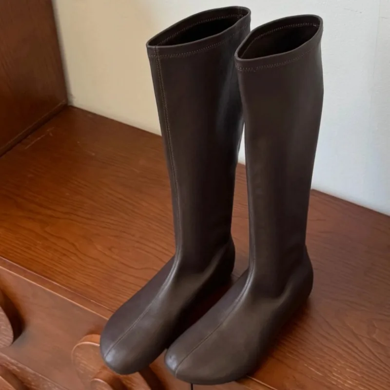 2025 الشتاء موضة جولة تو مصمم الأحذية النسائية في الهواء الطلق مكتب التسوق السيدات أحذية كاجوال أنيقة أحذية عالية الحفلات Zapatos #1