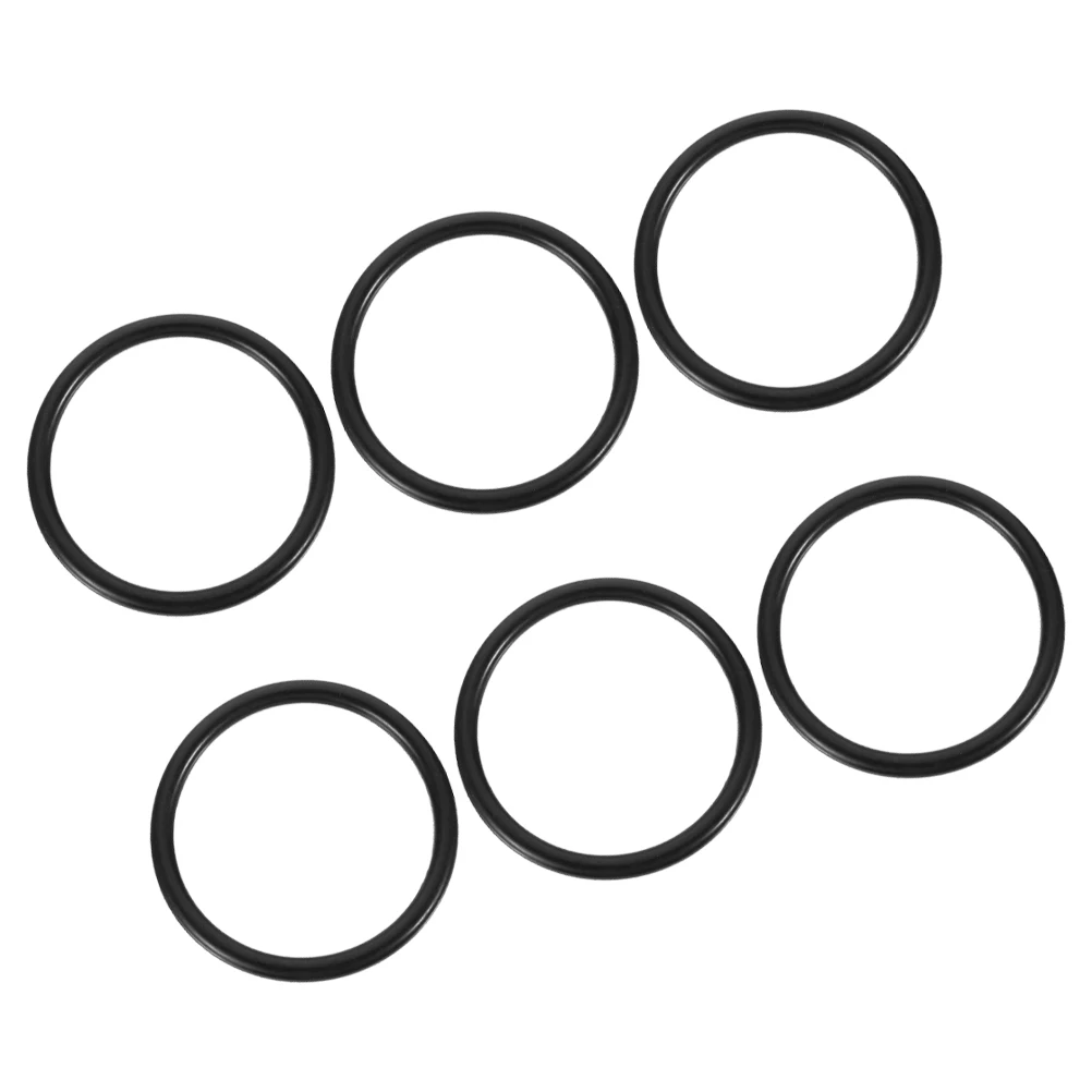 

6 Pcs Crystal Bowl Washer Rubber Singing Gasket Sound Ring for Bowls Decor Rings