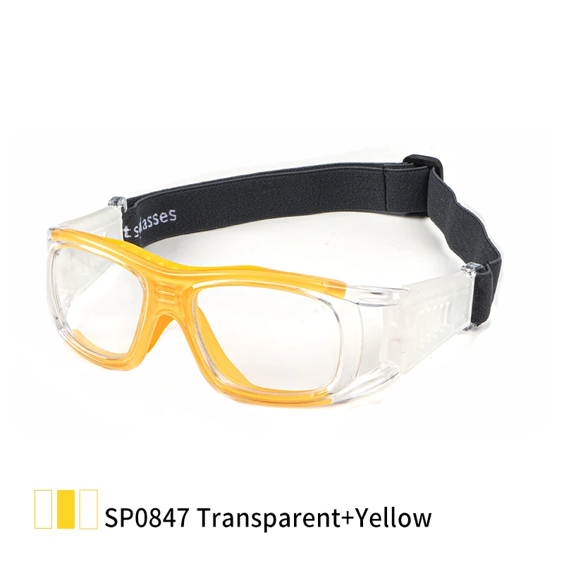

Tough Sports Goggles for Soccer Basketball - Explosion-Proof Replaceable Lenses - Prescription Ready & Impact Resistant