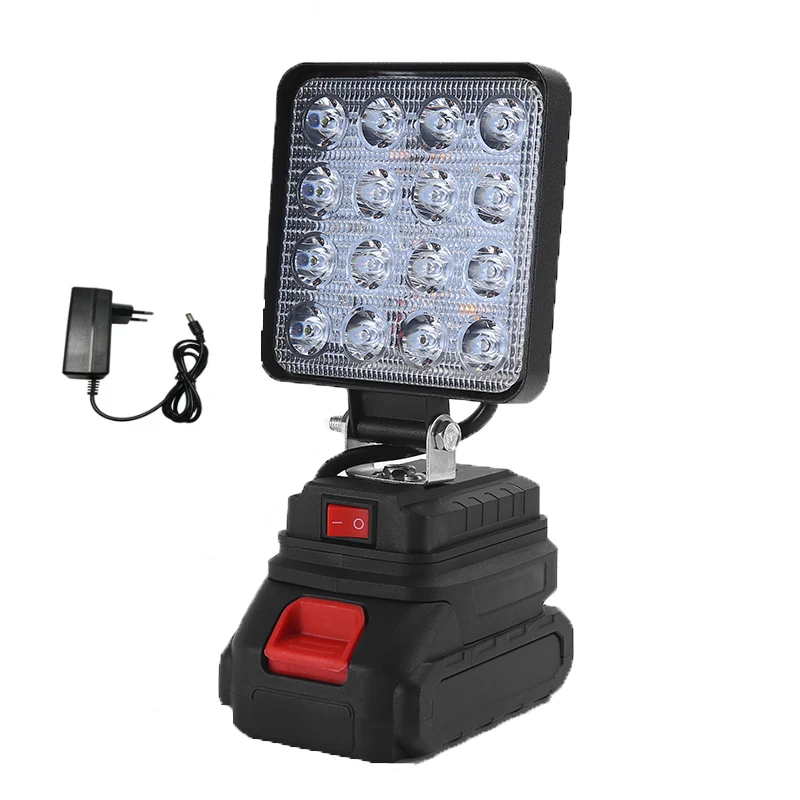 

Z20 Portable Work Light 4X4 Spotlights Cordless Outdoor LED Work Fishing Handheld Emergency Tool Light Compatible Makita Battery