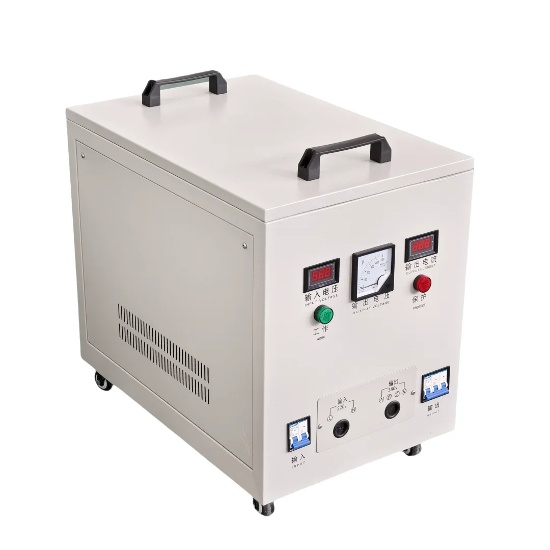 Step up or Down transformer 1 Phase 220v To 3 Phase 380v Phase Converters Transformer 6kw 15kw