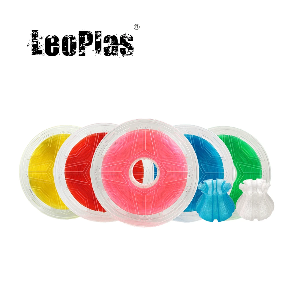 

LeoPlas прозрачная нить PLA прозрачная 1 кг 1,75 мм для материала для 3D-печати расходные материалы для принтеров