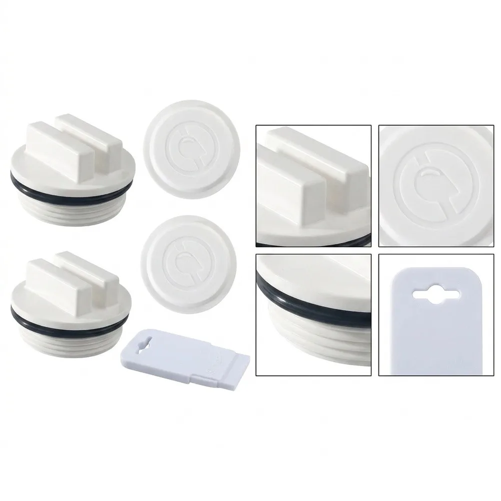 Winter Pool Return Cover Set SP1419D SP1419T Heavy-Duty Frost Resistant Pool Outlet Kit Swimming Pool Accessory Easy Install