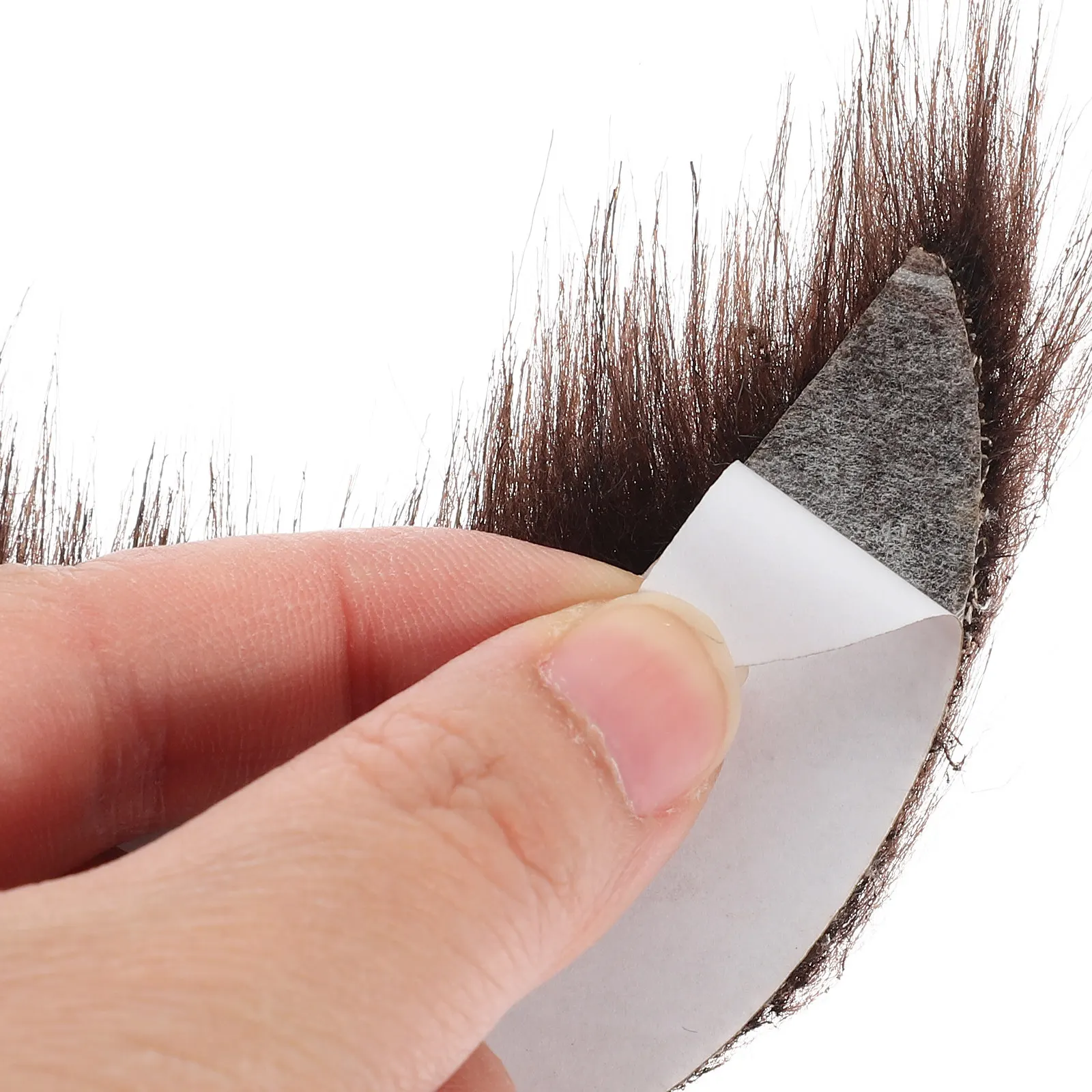 1Set Self-Adhesive Fake Mustache and Eyebrows Set for Men Comfortable Lightweight Reusable Cosplay Costume Party Halloween