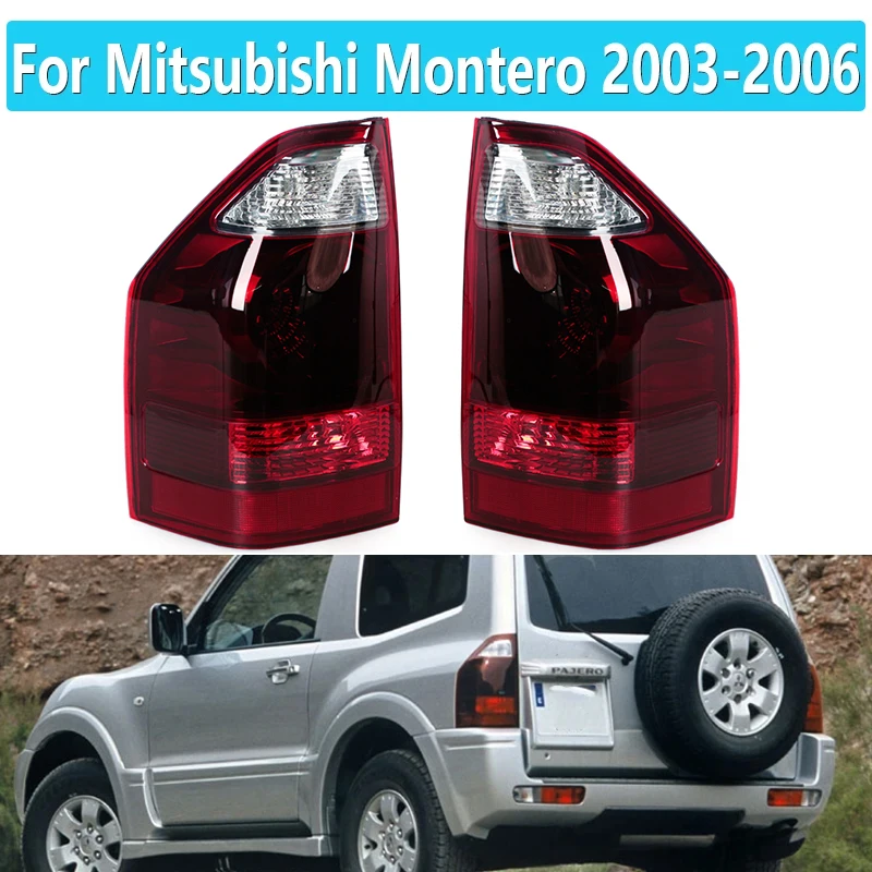 

MN133765 MN133766 для Mitsubishi Montero V73 2003 2004 2005 2006 задний фонарь отражатель стоп-сигнал поворота