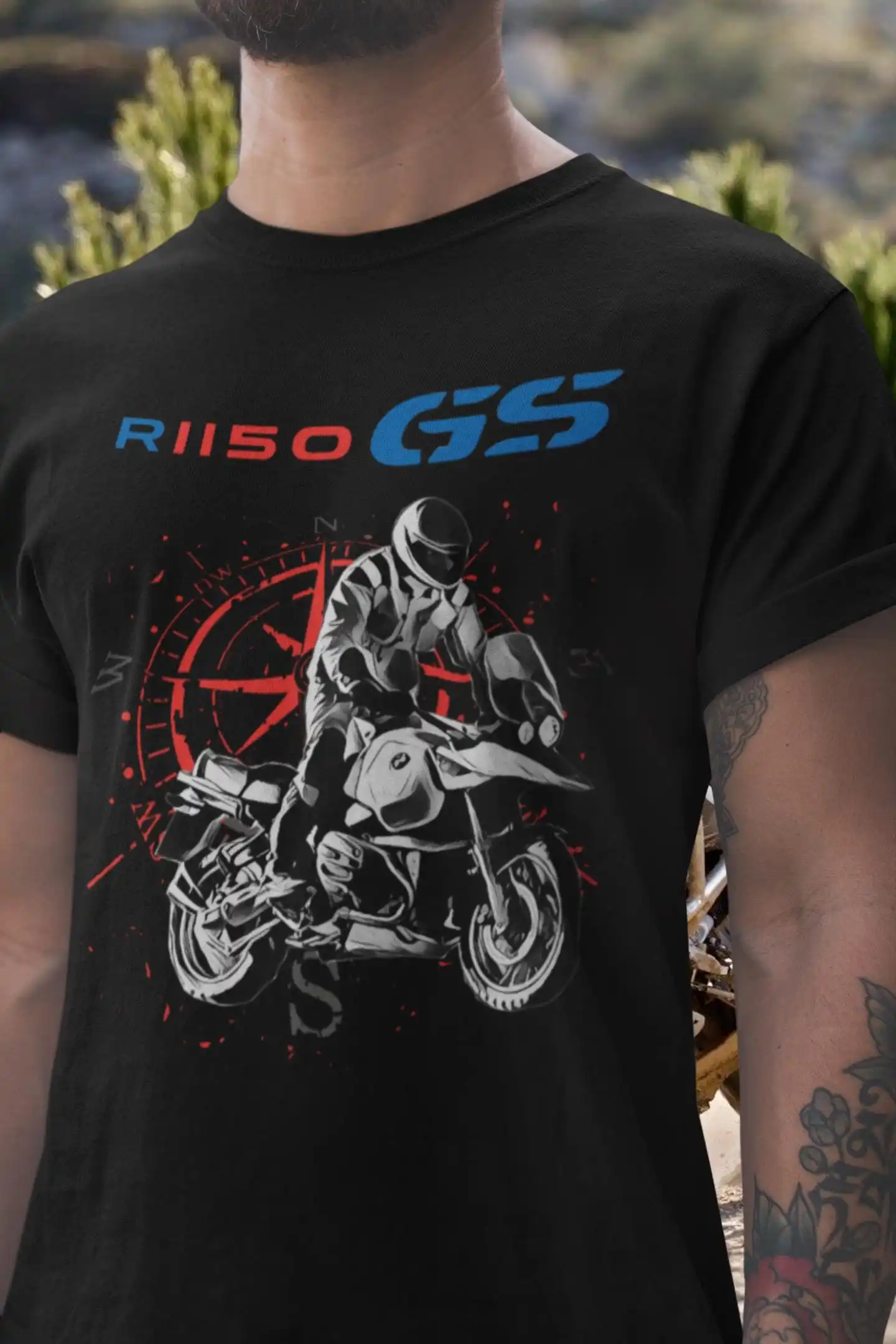 R 1150 T Shirt Adventure Motorcycle Tee The Original Explorer Rider Top for Fans A Gift T-shirt