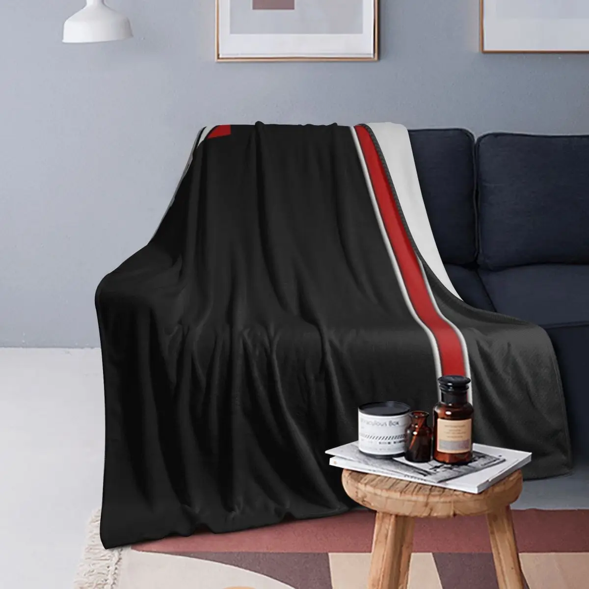 

N7 Mass Effect Emblem Blanket Soft Warm Flannel Throw Blanket Plush for Bed Living room Picnic Travel Home Couch