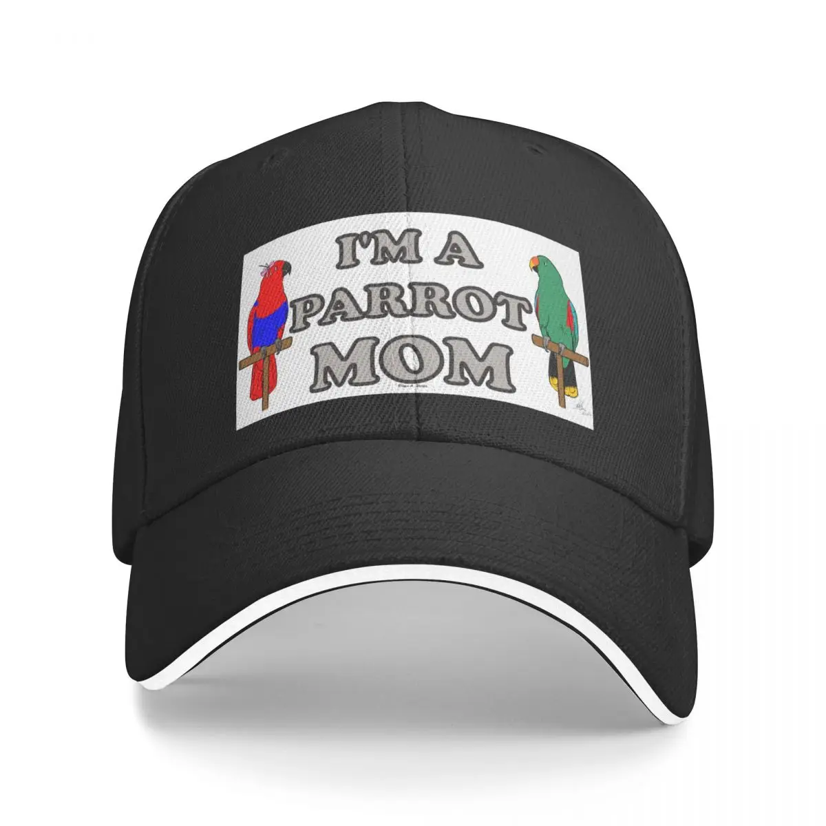 I'm a Parrot Mom! - Eclectus Male and Female Baseball Cap Beach Outing Custom Cap Women's Hats 2024 Men's