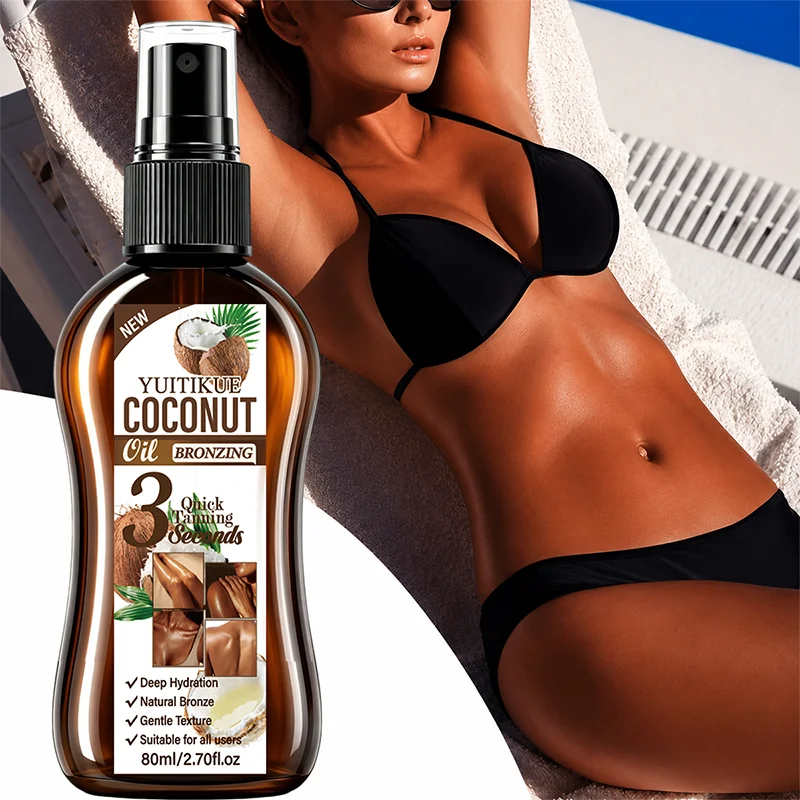 3 Seconds Coconut Bronzing Oil - Oil Mister Spray Bottle recension och pris