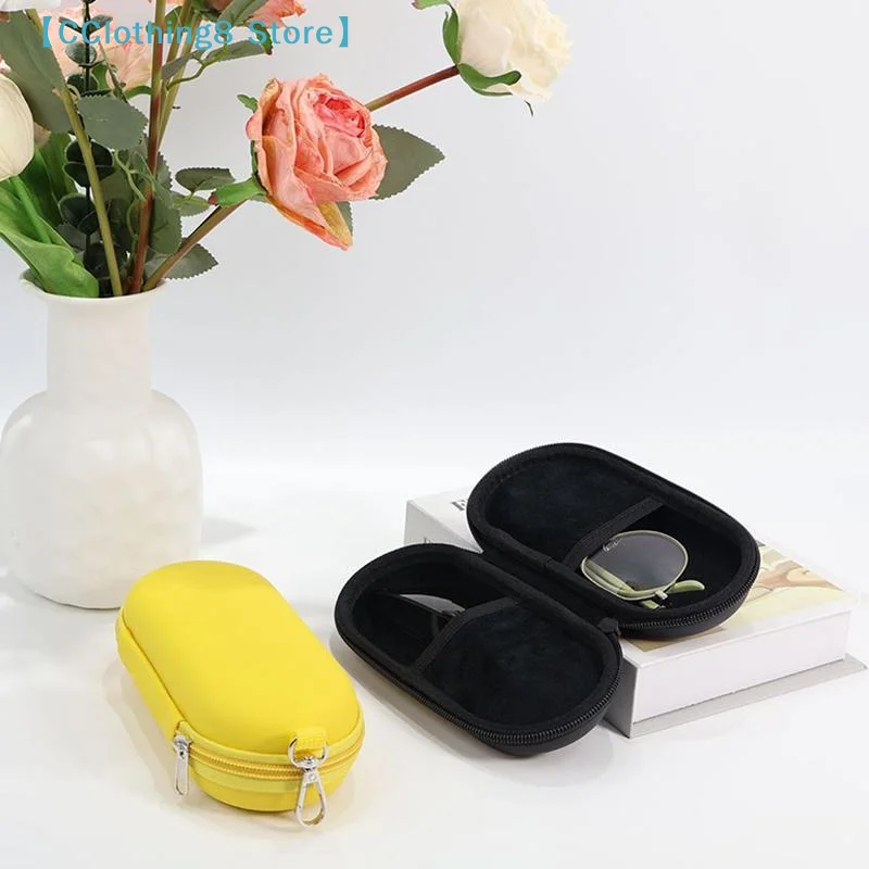 Durable Hard Shell Double Glasses Case Portable Simple Dual Sunglasses Cases Double Eyeglass Storage Box For Women Men【AliS8】 - view 5