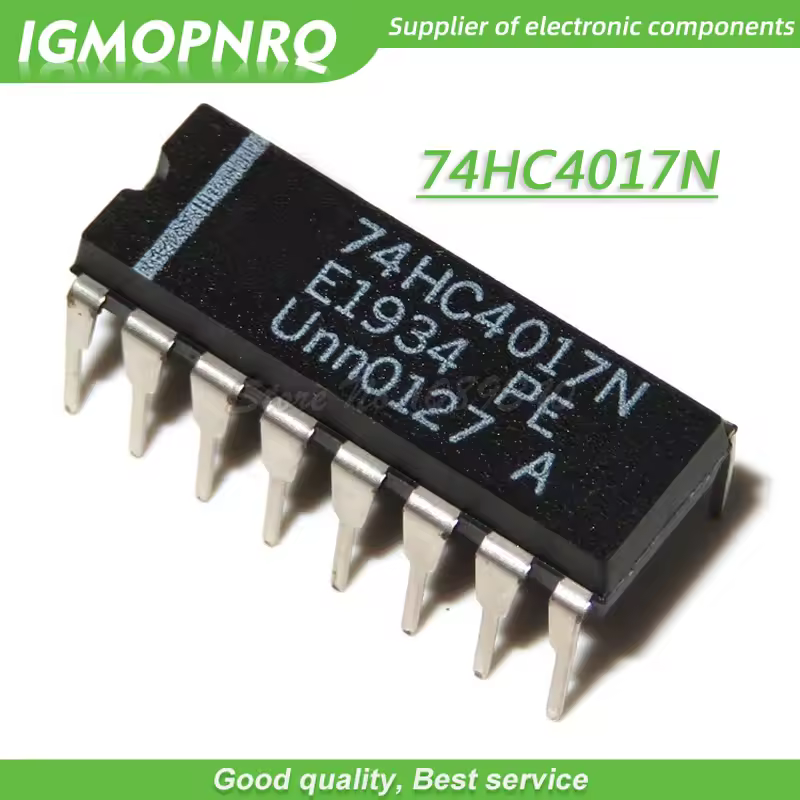 5pcs 74hc4017n מטבל 74hc4017 dip16 s74hc4017n igmopnrq