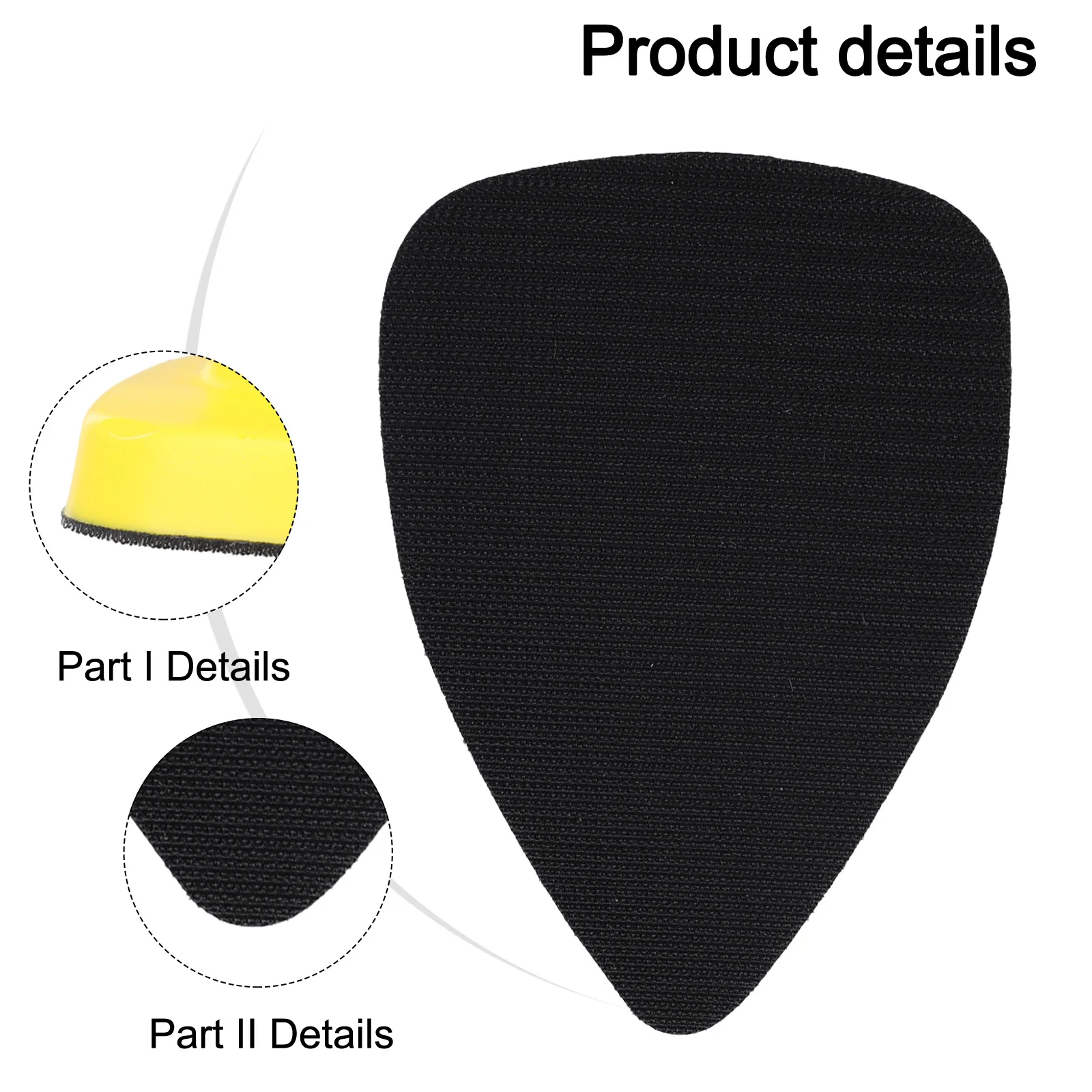 Foam Hand Sanding Block Abrasive Tools For Hand Sanding Hand Sanding Polishing Hook-Loop Block Holder Pads Foam Hand