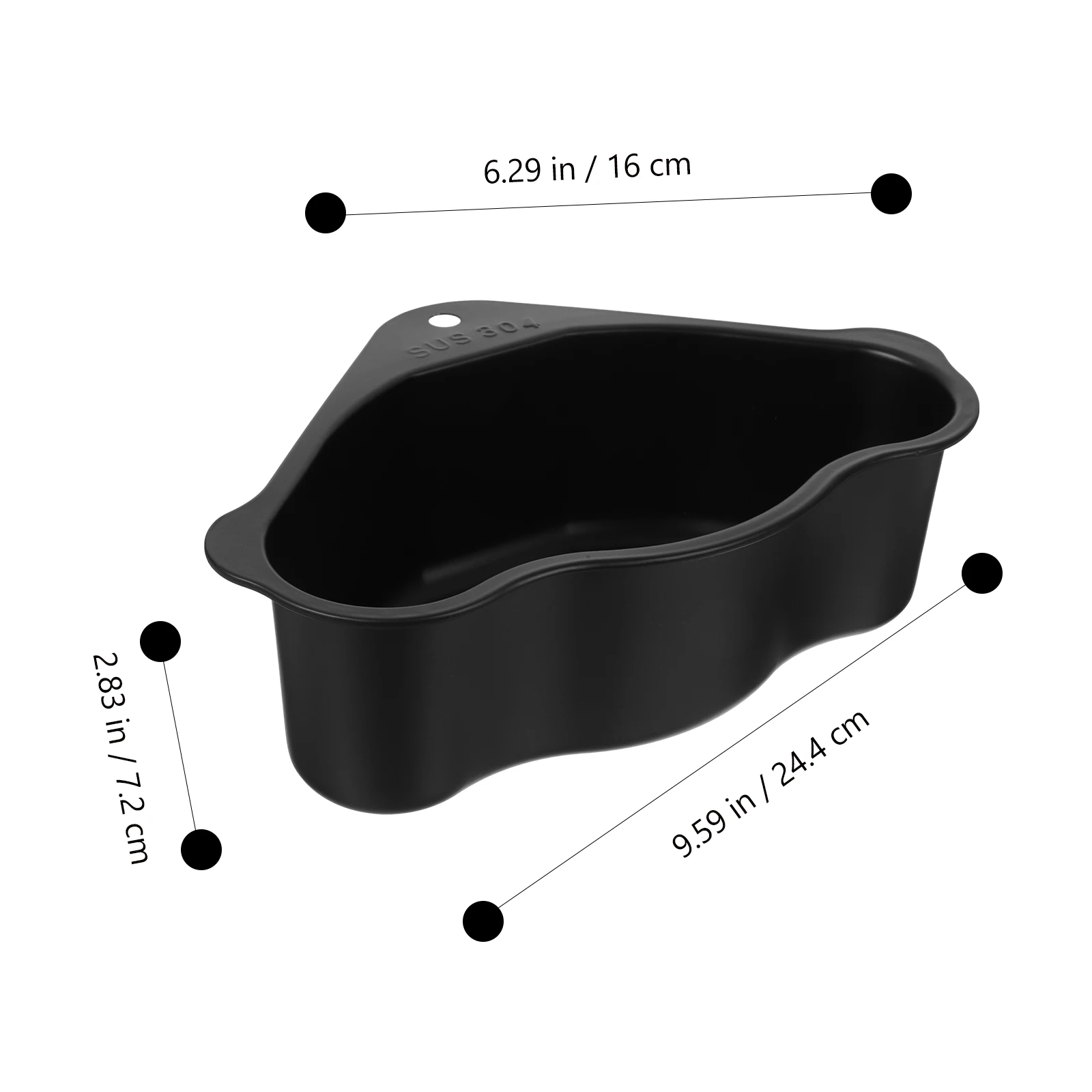 

1pc Stainless Steel Kitchen Triangle Filter Corner Food Strainer Hanging Filtering Rack Storage Multi-Function Drain Sink