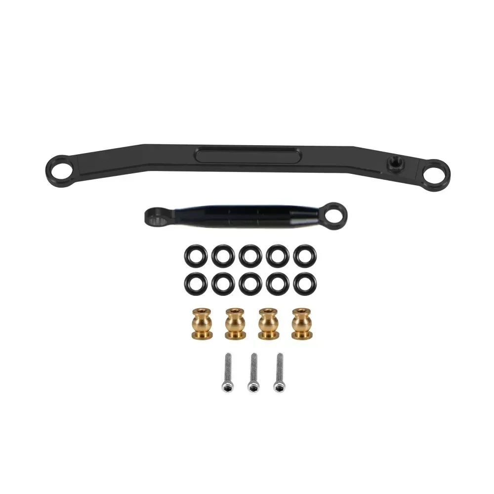 Aluminiumlegierungsmaterial CNC-Frontlenkgestänge-Set für Axial SCX24 90081 RC Crawler Upgrade-Teile