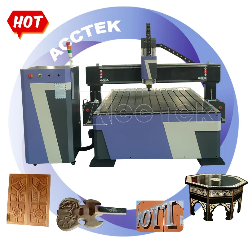 Newly Professional AccTek AKM1325 Wood Router Machine CNC Router For Wood Working Wood Business