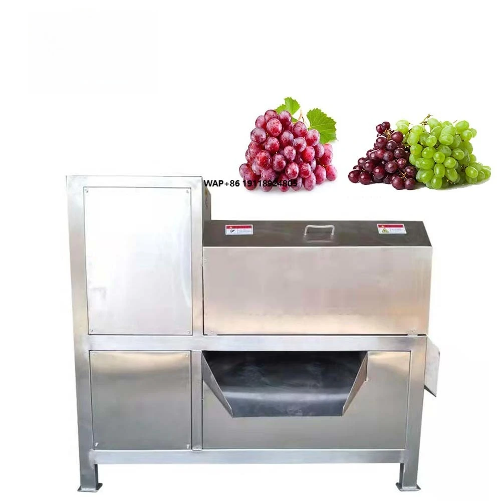 Electric Grape Crusher with Stem Separator Grape Destemmer Grape Stem Removing Machine Price