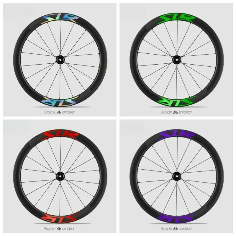 

10 шт./компл. яркие наклейки на колеса велосипеда SLR, несколько вариантов цвета, наклейки для настройки обода велосипеда и обновления стиля