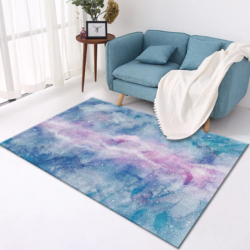 Dream Gradient Rug Light Luxury Home Children's Room Decoration Bedroom Carpet Modern Simple Living Room Sofas Coffee Tables Mat