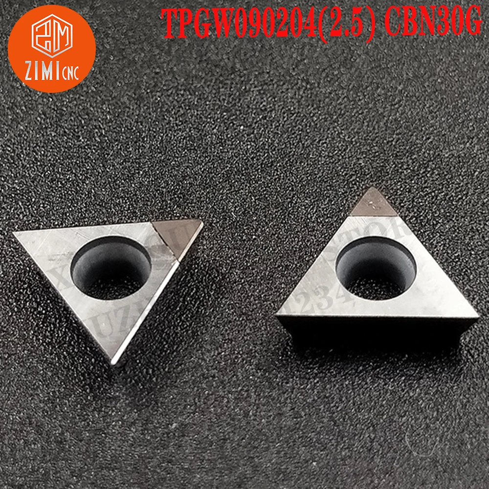 TPGW090204(2.5) CBN30G أدوات مطحنة نهاية TPGW أدوات CNC إدراجات كربيد تحول إدراجات أداة القطع المخرطة ميكانيكي مخرطة معدنية