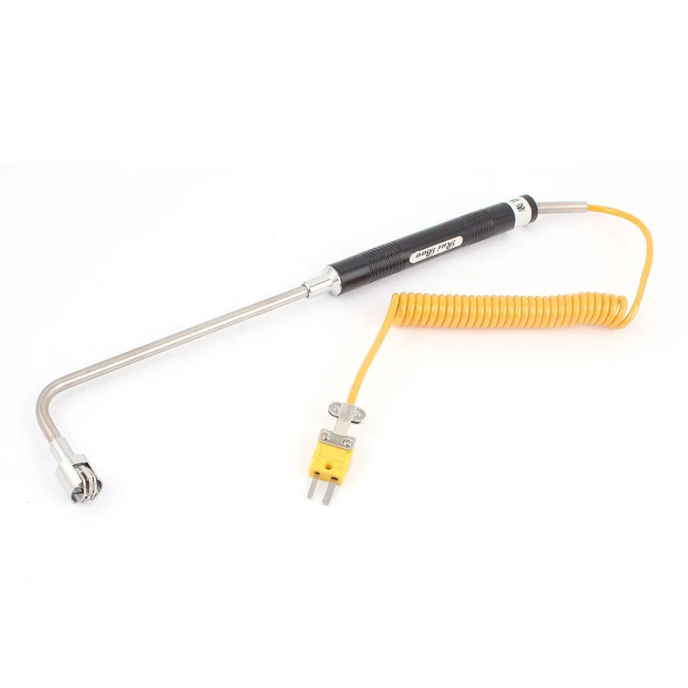 1Pc Handheld Surface Thermocouple K Type -50C to 500C 15mm x 15mm Probe Head NR-81533B