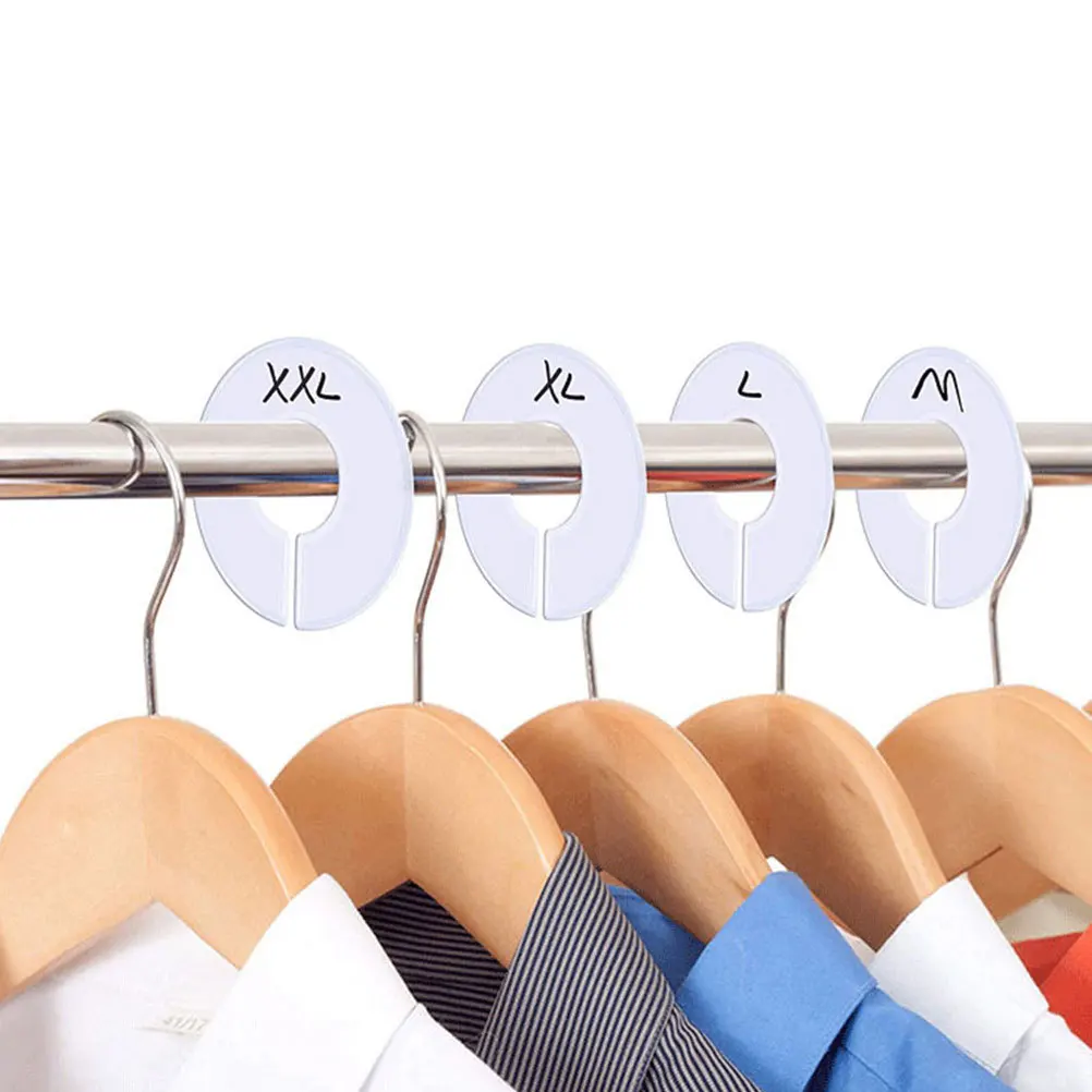 

20pcs Baby Plastic Hanger Clothes Organizer Nursery Newborn Toddler Closet Space Saving Divider For Baby Clothes Size