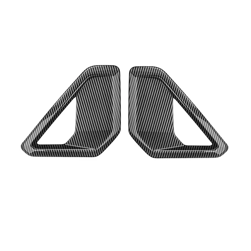 

Car Front Fog Lamp Light Cover Trim For Hyundai KONA 2024+ Car Trim Replacement Accessories Carbon Fiber Pattern