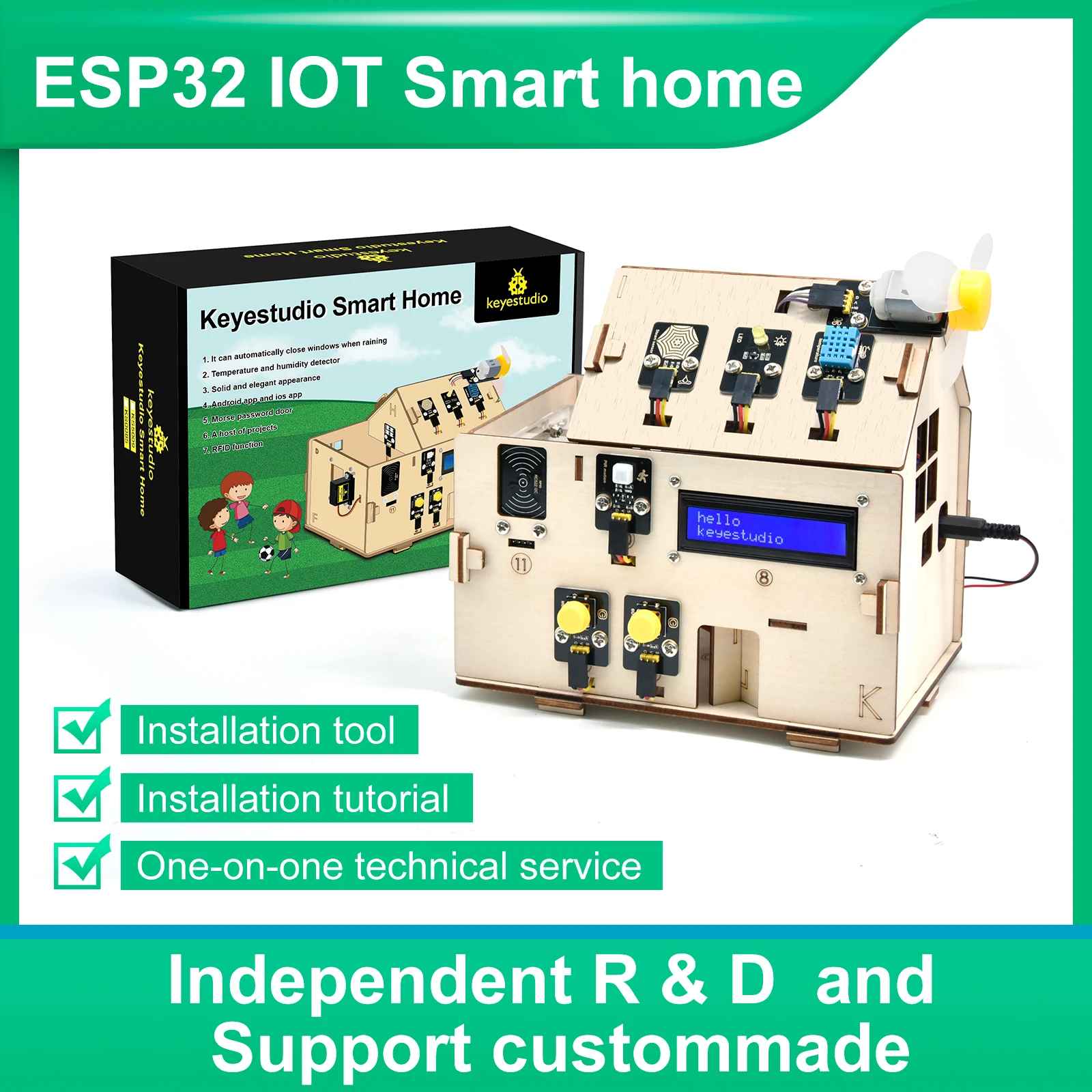 DIY Akıllı Ev kiti ESP32 Başla - Home Automation Diy Projects incelemesi ve fiyatı