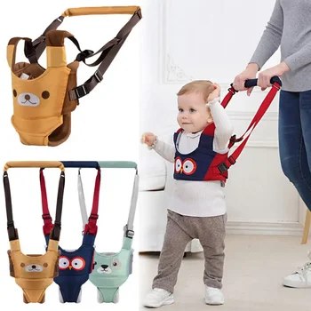 Imbracature da passeggio per bambini zaino assistente di sicurezza apprendimento Walk Helper palmare ali regolabili cintura protettiva guinzagli sicuri