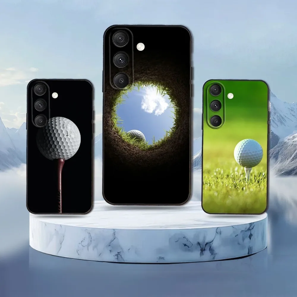 

Sport Golf Ball Phone Case For Samsung Galaxy S25,S24,S21,S22,S23,S30,Ultra,S20,Plus,Fe,Lite,Note,10,9,5G Black Cover