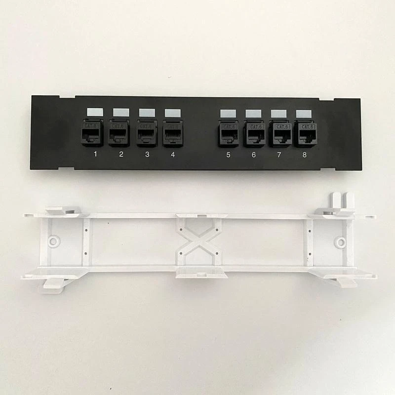 T3EE a 8 porte CAT6 Extender Patch Pannello RJ45 RETWORKING MONTENZA A MONTENE A MONTRO AGGIORNO A MOLTO MOLTO MOLTO