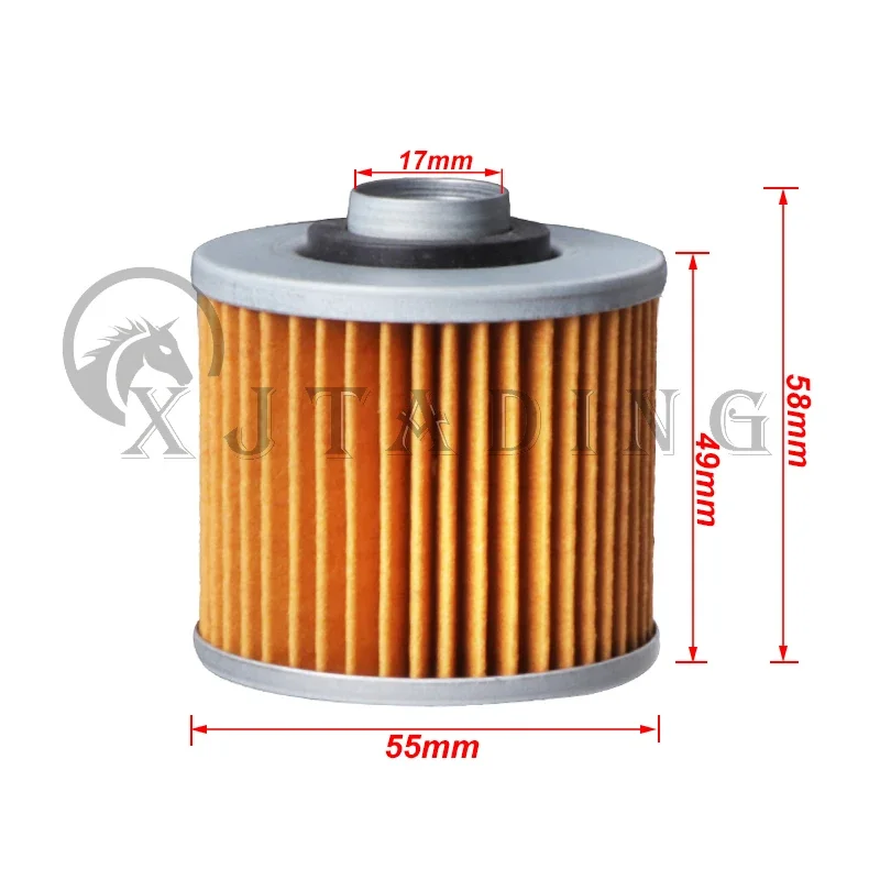 Wymienny filtr oleju do Yamaha TDM850 Grizzly YFM 600 Raptor 700 Dragstar XVS 250 400 650 1100 V-Star XV 535 750 Virago