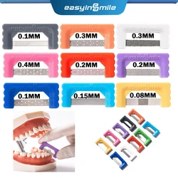 Easyinsmile IPR Orthodontics Stripping Dental Kit Interproximal Reduction Strips Polish Tooth Enamel Reduce Serrated Saw