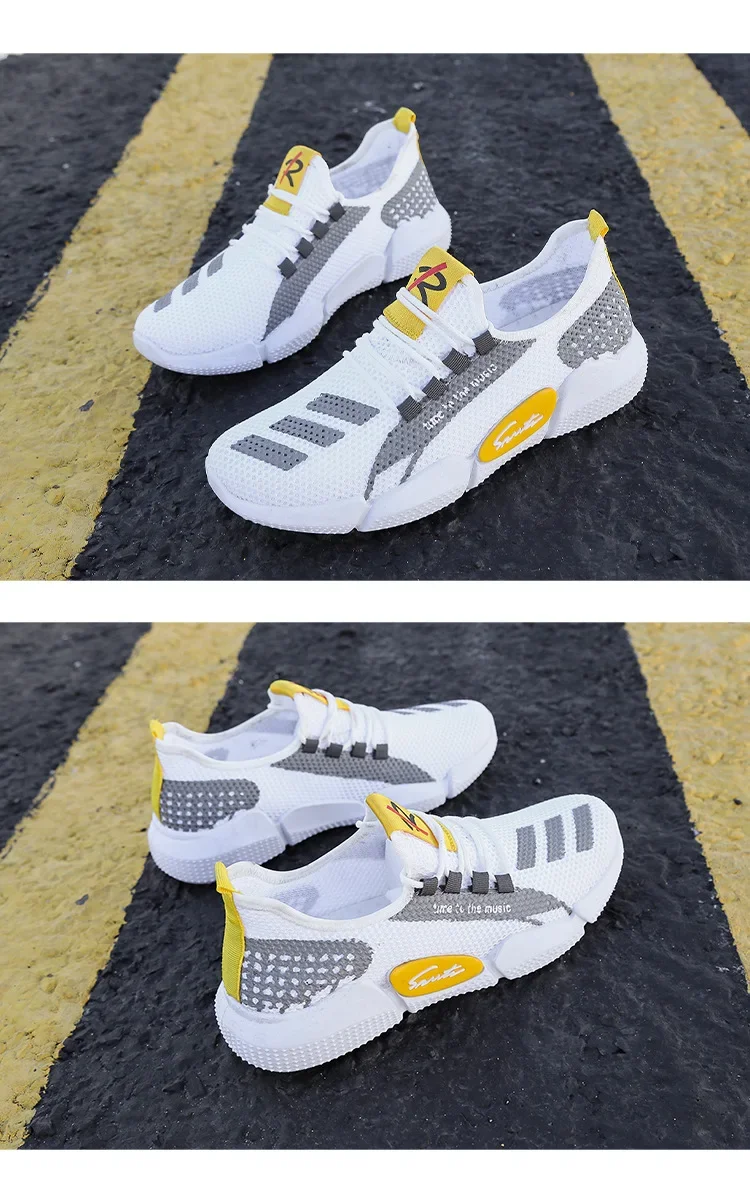 Herren-Tennisschuhe, atmungsaktives Air-Mesh-Material, Sportschuhe für das Fitnessstudio, bequeme Tennisschuhe für den Außenbereich, leichte Wanderschuhe. – Detail 9