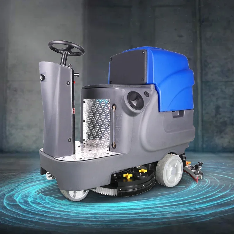 RD560N Hotel Ground Industrial Epoxy Workshop Floor Cleaning Scrubber Machine