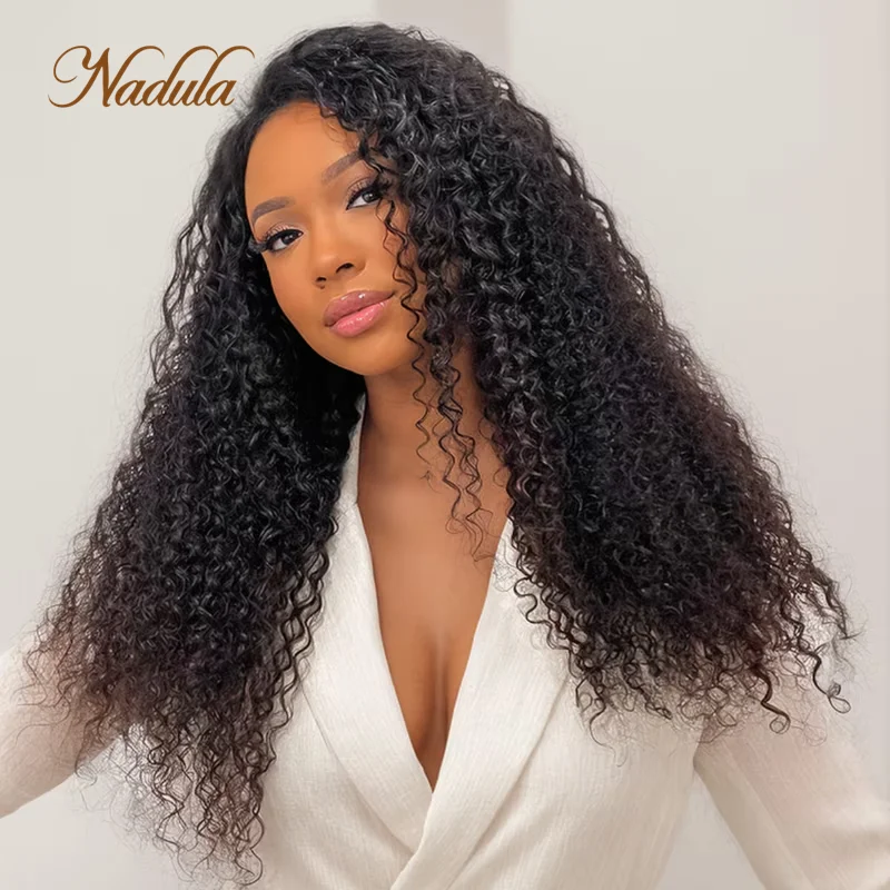 Nadula Hair Pre everything Wig 2.0™ | 13x4 Transparent Lace Front Jerry Curly Real Ear to Ear Lace Put on and Go Glueless Wig