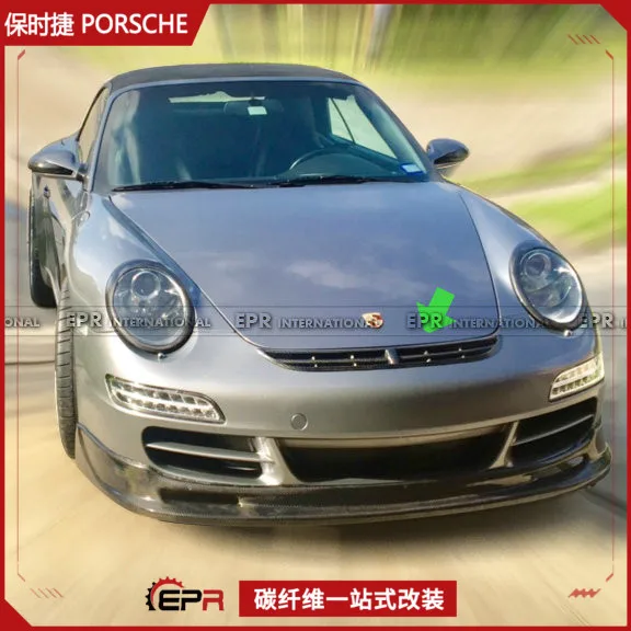 

Suitable for Porsche Boxster 987 997 GT3 modified carbon fiber medium mesh cover, front bar mesh intake cover