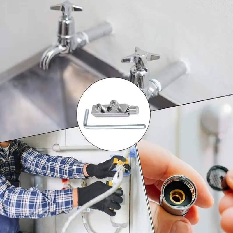 ATTWO-Broken Pipe Extractor Tool Broken Screw Extractor Set Multifunctional Damaged Screw Bolt Remover Set Faucet Installation