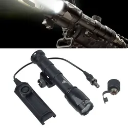 SureFire-M600 M600A M600C Airsoft Arma Luz, Lanterna, Tocha de caça Scout, Rifle, AR15, HK416, Olight, Interruptor remoto